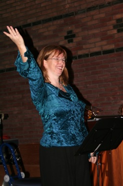 Chantal dirigeert vol expressie